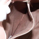 Jimmy Choo Tote Bag Leder Pink Silber Auth BA12429A-21