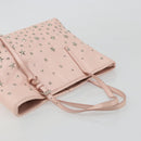 Jimmy Choo Tote Bag Leder Pink Silber Auth BA12429A-6