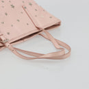 Jimmy Choo Tote Bag Leder Pink Silber Auth BA12429A-7