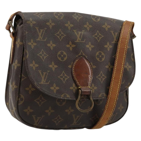 LOUIS VUITTON Monogram Saint Cloud GM Shoulder Bag M51242 LV Auth BA12436