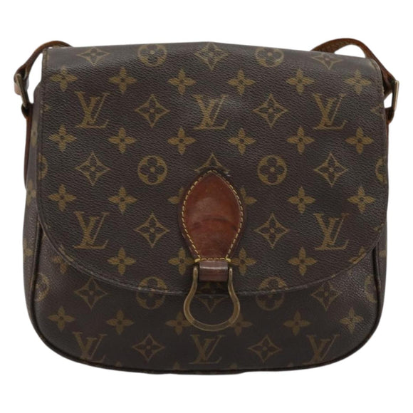 LOUIS VUITTON Monogram Saint Cloud GM Shoulder Bag M51242 LV Auth BA12436