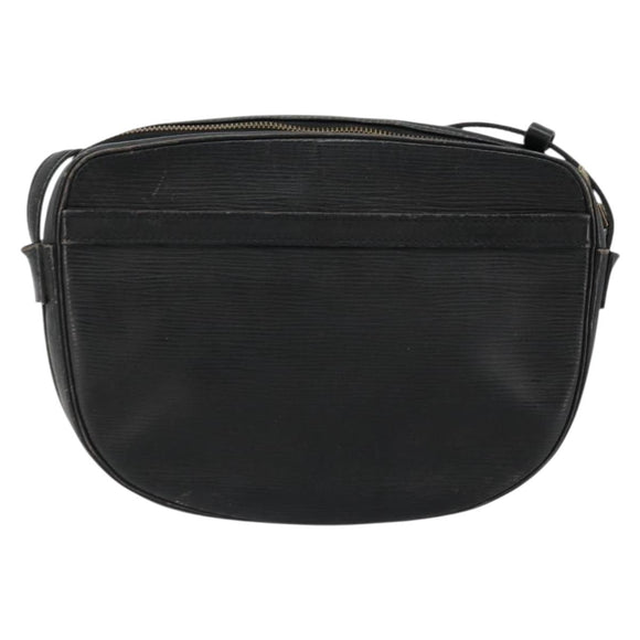 LOUIS VUITTON Epi Jeune Fille MM Shoulder Bag Black M52152 LV Auth BA12440