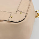 Chloe Shoulder Bag Leather Pink Gold Auth BA12443A-15
