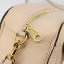 Chloe Shoulder Bag Leather Pink Gold Auth BA12443A-9
