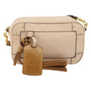 Chloe Shoulder Bag Leather Pink Gold Auth BA12443A-13