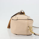 Chloe Shoulder Bag Leather Pink Gold Auth BA12443A-3