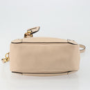 Chloe Shoulder Bag Leather Pink Gold Auth BA12443A-5