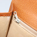 BALLY Shoulder Bag Leather Brown Gold Auth BA12445A-21