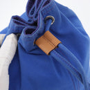 HERMES Purse Shoulder Bag Canvas Blue Silver Auth BA12448A-15