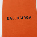 BALENCIAGA Shopping Phone Holder Bag Leather Orange 593826 Auth BA12449A-19