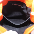 BALENCIAGA Shopping Phone Holder Bag Leather Orange 593826 Auth BA12449A-11