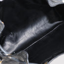 CHANEL Handtasche Umhängetasche Lackleder Schwarz Gold CC Auth BA12450-11
