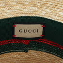 GUCCI Straw Hat S Beige Auth BA12455M-10