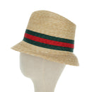 GUCCI Straw Hat S Beige Auth BA12455M-4