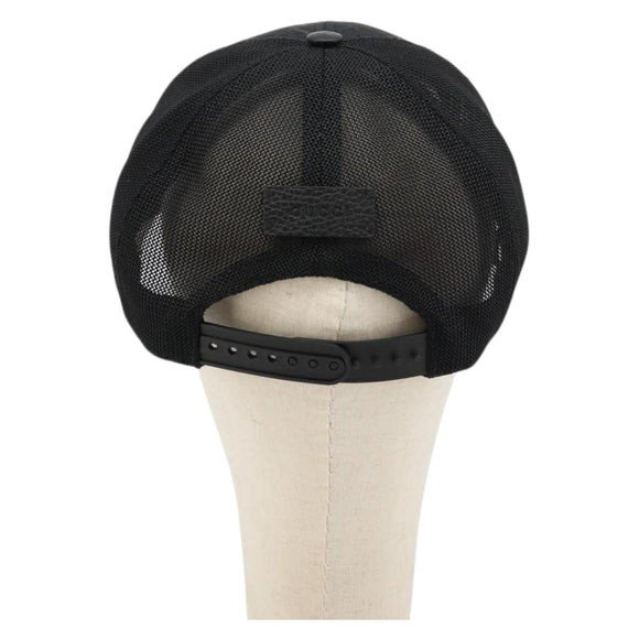 GUCCI GG Canvas Web Sherry Line Baseball Cap Nylon XL Black 200035 Auth BA12456A