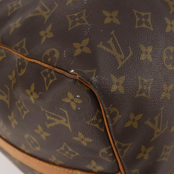 LOUIS VUITTON Monogram Keepall Bandouliere 55 Boston Bag M41414 LV Auth BA12457