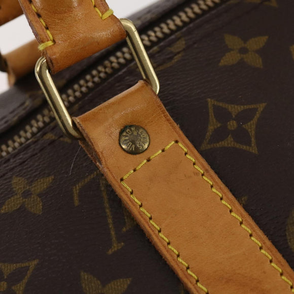 LOUIS VUITTON Monogram Keepall Bandouliere 55 Boston Bag M41414 LV Auth BA12457