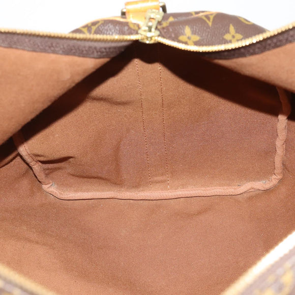 LOUIS VUITTON Monogram Keepall Bandouliere 55 Boston Bag M41414 LV Auth BA12457