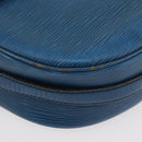 LOUIS VUITTON Epi Jeune Fille MM Shoulder Bag Toledo Blue M52155 LV Auth BA12461-14