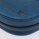 LOUIS VUITTON Epi Jeune Fille MM Shoulder Bag Toledo Blue M52155 LV Auth BA12461-15