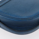 LOUIS VUITTON Epi Jeune Fille MM Shoulder Bag Toledo Blue M52155 LV Auth BA12461-16