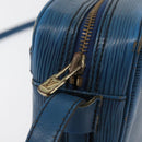 LOUIS VUITTON Epi Jeune Fille MM Shoulder Bag Toledo Blue M52155 LV Auth BA12461-9