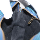 LOUIS VUITTON Epi Jeune Fille MM Shoulder Bag Toledo Blue M52155 LV Auth BA12461-21
