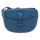 LOUIS VUITTON Epi Jeune Fille MM Shoulder Bag Toledo Blue M52155 LV Auth BA12461-13