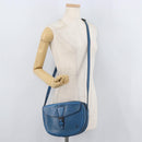 LOUIS VUITTON Epi Jeune Fille MM Shoulder Bag Toledo Blue M52155 LV Auth BA12461-24