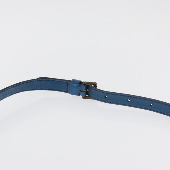 LOUIS VUITTON Epi Jeune Fille MM Shoulder Bag Toledo Blue M52155 LV Auth BA12461