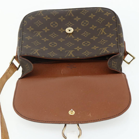 LOUIS VUITTON Monogram Saint Cloud GM Shoulder Bag M51242 LV Auth BA12462