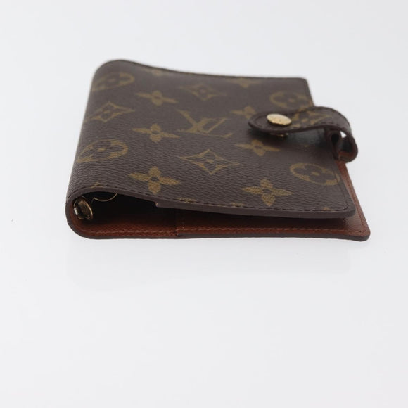 LOUIS VUITTON Monogram Agenda PM Day Planner Cover R20005 LV Auth BA12468A