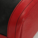 LOUIS VUITTON Epi Noe Shoulder Bag Bicolor Black Red M44017 LV Auth BA1247-10
