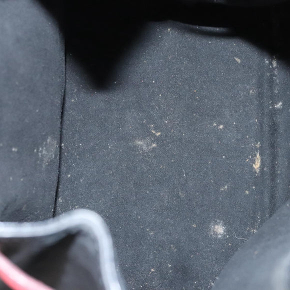 LOUIS VUITTON Epi Noe Shoulder Bag Bicolor Black Red M44017 LV Auth BA1247