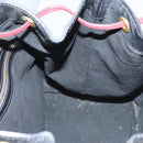 LOUIS VUITTON Epi Noe Shoulder Bag Bicolor Black Red M44017 LV Auth BA1247-18