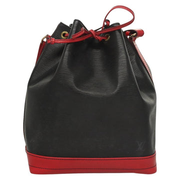 LOUIS VUITTON Epi Noe Shoulder Bag Bicolor Black Red M44017 LV Auth BA1247 - 0