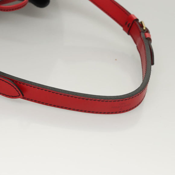 LOUIS VUITTON Epi Noe Shoulder Bag Bicolor Black Red M44017 LV Auth BA1247