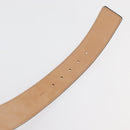 LOUIS VUITTON Ceinture Belt Leather 45.7"" Black LV Auth BA12472A-8