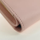 GUCCI Bifold Wallet Leather Pink Gold 790063 Auth BA12476M-15