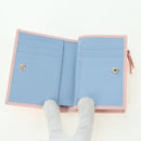 GUCCI Bifold Wallet Leather Pink Gold 790063 Auth BA12476M-8