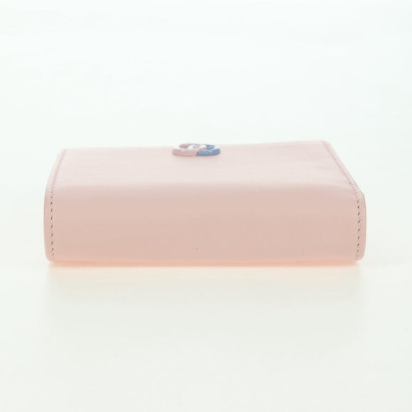 GUCCI Bifold Wallet Leather Pink Gold 790063 Auth BA12476M