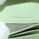 GUCCI GG Canvas Guccissima Bifold Wallet Leather Green Gold 815901 Auth BA12479M-11