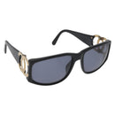 CHANEL Sunglasses plastic Black CC Auth BA12482-1