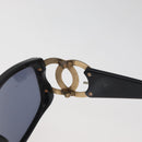 CHANEL Sunglasses plastic Black CC Auth BA12482-9