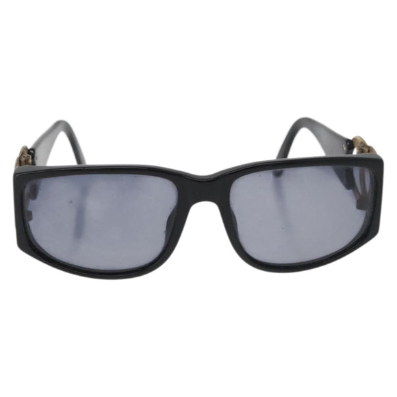 CHANEL Sunglasses plastic Black CC Auth BA12482