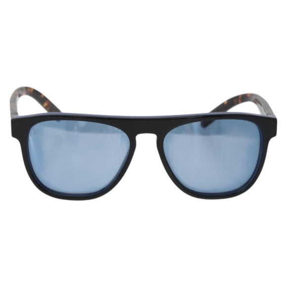 LOUIS VUITTON Tortoise Pattern Sunglasses plastic Blue LV Auth BA12483A