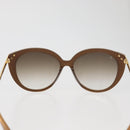 LOUIS VUITTON Sunglasses metal Brown LV Auth BA12484A-2