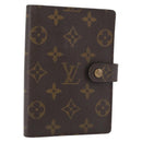 LOUIS VUITTON Monogram Agenda PM Day Planner Cover R20005 LV Auth BA12488-1