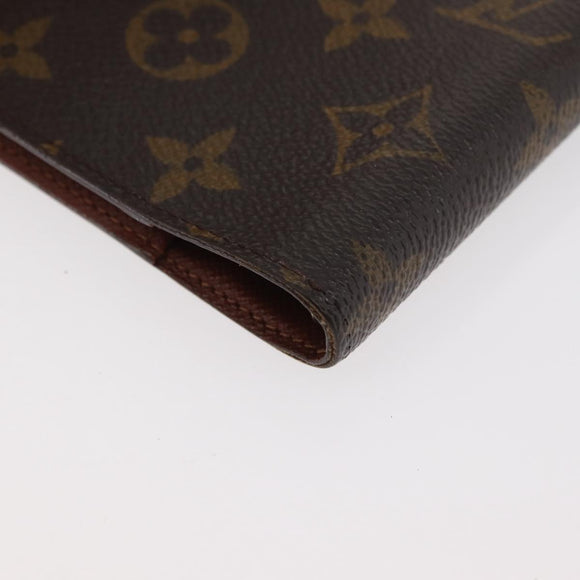LOUIS VUITTON Monogram Agenda PM Day Planner Cover R20005 LV Auth BA12488