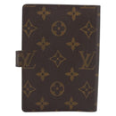 LOUIS VUITTON Monogram Agenda PM Day Planner Cover R20005 LV Auth BA12488-2